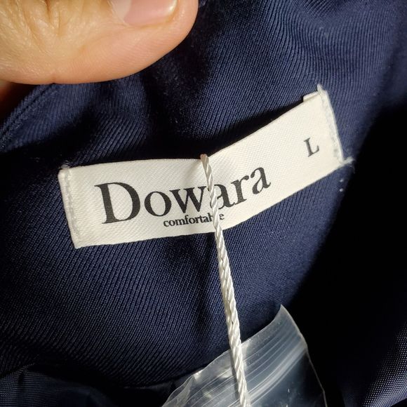 Dowara Comfortable Navy Blazer Size Large NWT - Picture 7 of 11